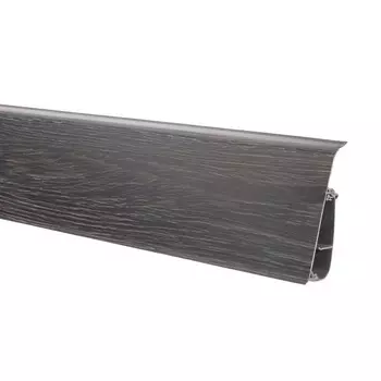 Напольный плинтус Lima 72 Дуб Палёный