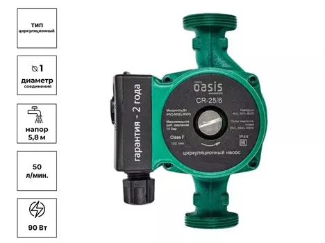 Насос циркуляционный 25/6 "Оазис"