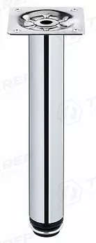 Ножка d 30х200 мм металлическая, регулируемая, хром