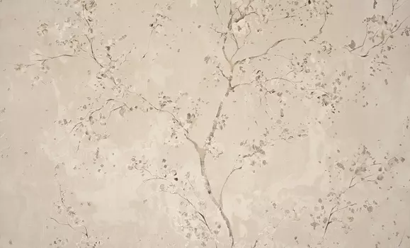 Обои Ateliero Scarlett виниловые на флиз основе гор. тиснения Мотив 1,06х10 м светло-бежевый