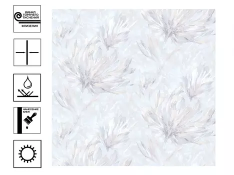 Обои Erismann Sandra Винил на флиз. основе гт 10,05х1,06м Голубой мотив