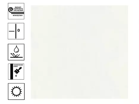 Обои Euro Decor Atlas винил горячего тиснения, фон 1,06м*10,05м белый