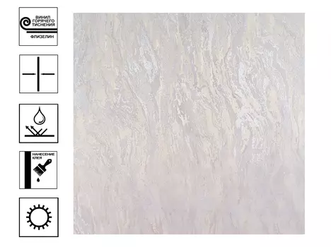 Обои Freedom Альтаир винил гт. Декор 10х1.06м светло-серый