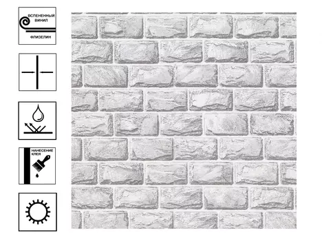 Обои Палитра Block Вспененный винил. Рисунок 10,05*1,06 м коричневый