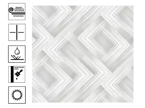 Обои Палитра Frame г.т. мотив 10,05*1,06 м серый