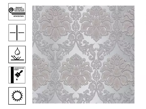 Обои Палитра Italy г.т. Мотив 1,06*10м серый