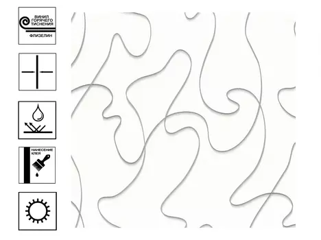 Обои Палитра Salvador Винил гт. Мотив 1,06*10м Белый