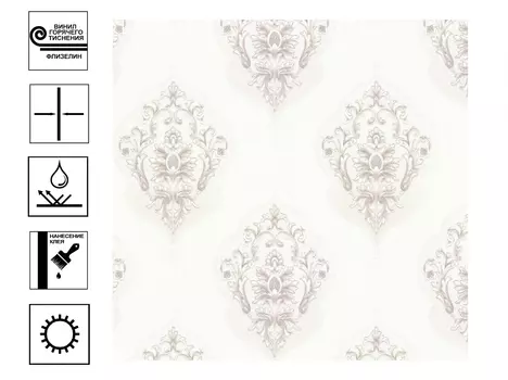 Обои Палитра Tashkent Винил гт. Мотив 1,06*10м бежевый