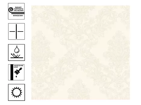 Обои Profi Deco Ellada винил гт. Мотив 10,05х1,06м бежевый