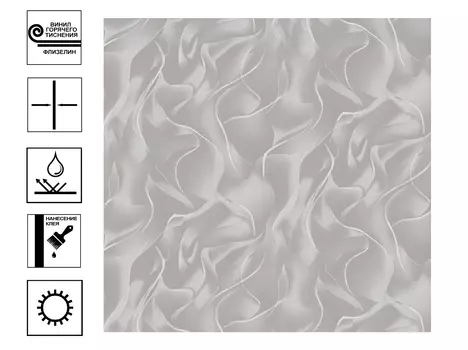 Обои Victoria Stenova Glamour винил на флиз. основе горячего тиснения. Мотив 1,06х10м светло коричне