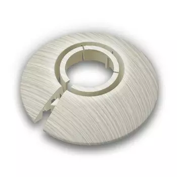 Обвод универ. для труб Ф16-22мм "Идеал" 252 Ясень белый, 2шт.