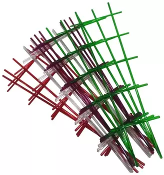 Опора для комнатных растений прозрачная цвета микс