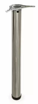 Опора для стола d 60х710 хром