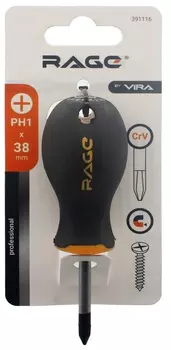 Отвертка крестовая PH1X38 мм Vira Rage
