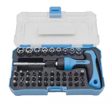 Отвертка с набором бит Fixtec, 47 предметов