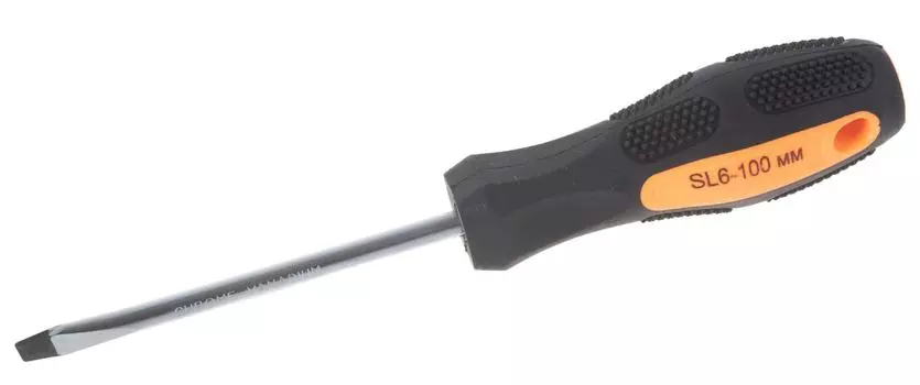 Отвертка шлицевая SL6, 100мм (Вихрь) , Арт. 73/6/2/9