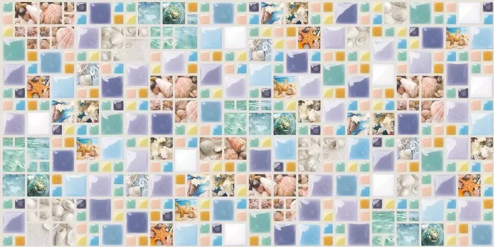 Панель ПВХ Мозаика Лагуна (480 х 955 мм)