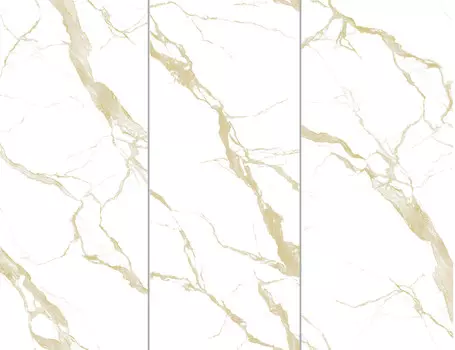 Панель ПВХ Мрамор Бьянко 671/1 2,6*0,25 Stella Slim 5мм Light