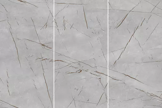 Панель ПВХ Мрамор Грей 673/1 2,6*0,25 Stella Slim 5мм Light