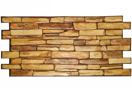 Панель ПВХ Сланец песочный 980*498мм, шт