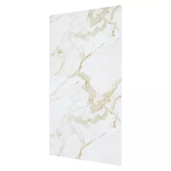 Панель стеновая МДФ влагостойкая Мрамор Каррара бежевый 2440х1220х3 мм