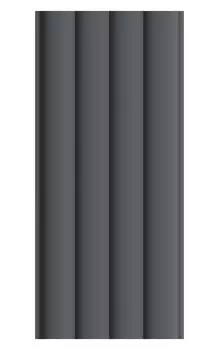 Панель Стеновая Реечная МДФ Stella Wave De Luxe Black Lead 2700x119x16мм