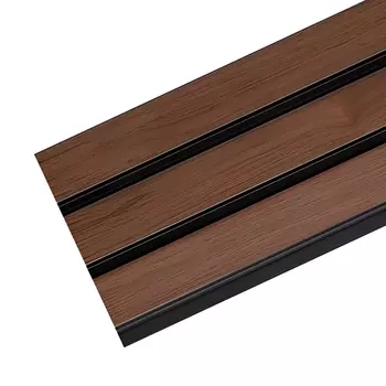 Панели 3D Rail 2700х120х10 мм Вишня