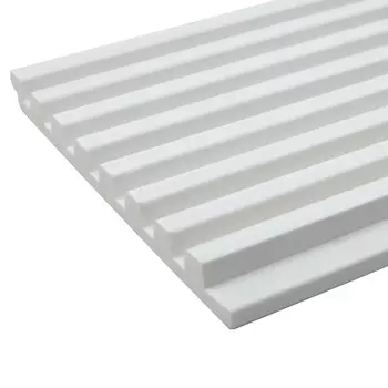 Панели 3D Rail East Галс 2700х120х12 мм Белая