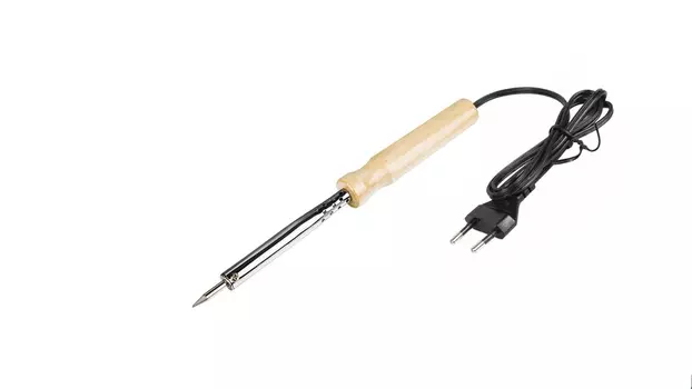 Паяльник 60 Вт, деревянная ручка