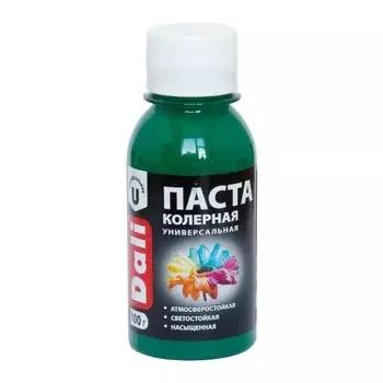 Паста Dali колерная, универсальная, зеленый 0,1 кг