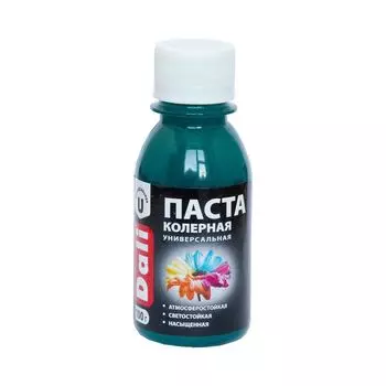 Паста Dali колерная, универсальная, бирюзовый 0,1 кг