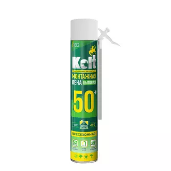 Пена монтажная KOLT 50 бытовая всесезонная, 750г