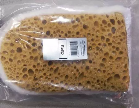 Перчатка губковая из морских водорослей и флиса Клауд Болдрини, 230x150 мм