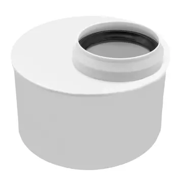 Переход КПП короткий 50*110 мм ELITE ,белый