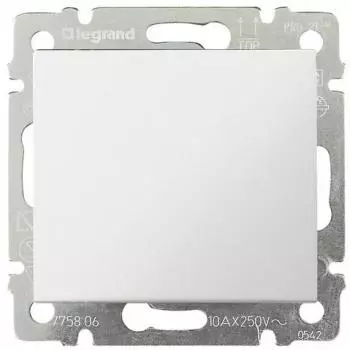 Переключатель Legrand Valena 1-клавишный на 2 направления, белый