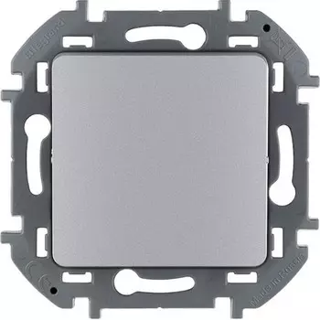 Переключатель одноклавишный Legrand INSPIRIA 10 AX 250 Вт алюминий