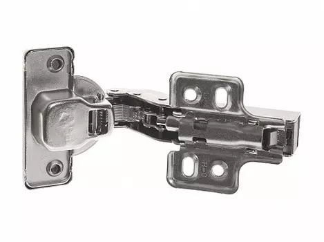 Петля накл. с доводчиком и ответной планкой, быстросъемная, 2 шт