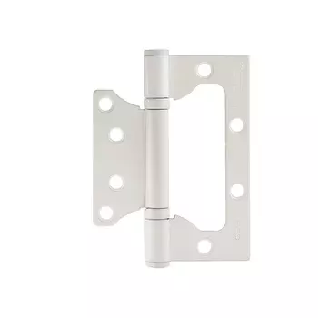 Петля накладная унив. 800-4" FHP-STD (белый) без колп.(100х75х2,5)