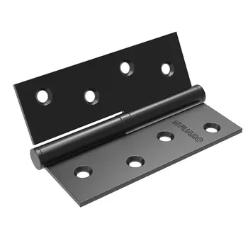 Петля съемная 413/BL-4 100x75x2,5 BL левая, черный матовый