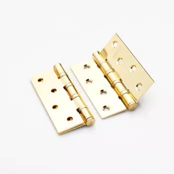 Петля стальная 100*75*2,5, 4 подш., б/колп., лат.бл. 100-4ВВ FH РВ