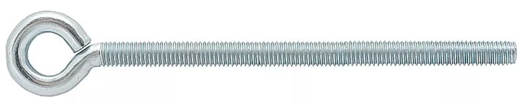 Петля-винт M6, 100х10 мм, оцинкованная, 2 шт