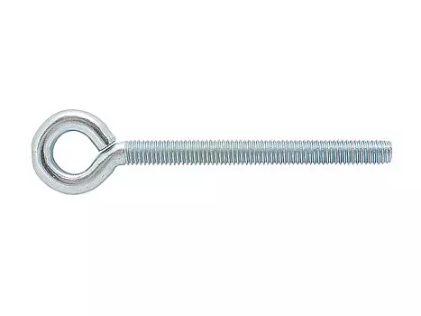 Петля-винт M6, 40х10 мм, оцинкованная, 2 шт