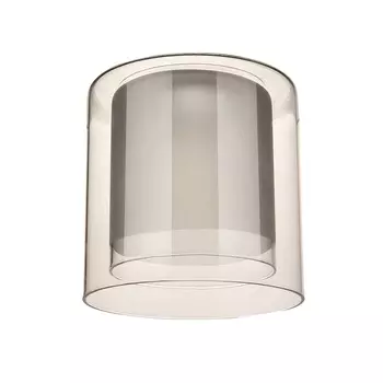 Плафон 33 Идеи цилиндр двойной прозрачный