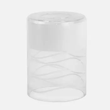 Плафон ННС 34-090 цилиндр прозный, нити белые