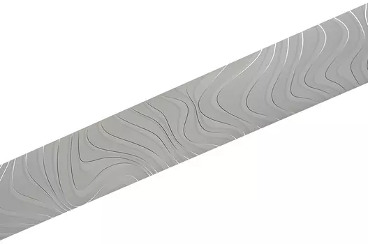 Планка декоративная Магеллан ГАЛАКТИКА СИЯНИЕ 300 см цвет стальной