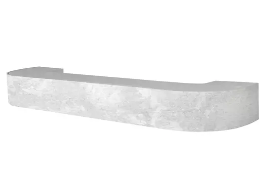 Планка КЛАССИК 400х70мм цвет серый мрамор