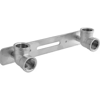 Планка монтажная с 2-мя водорозетками 1/2" в/в MPF, MP-У