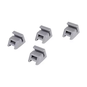 Пластиковые фиксаторы Larvij для телескопических направляющих, L9603HGY ,серые(набор- 4 шт)