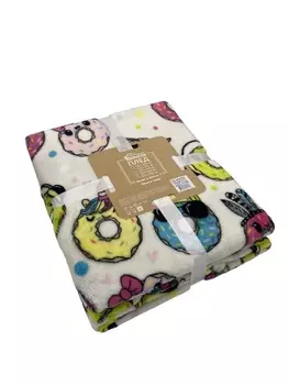 Плед микрофибра Belezza Donat 160х200 молочный