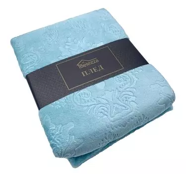 Плед микрофибра Belezza Кристалл бирюза 200x220